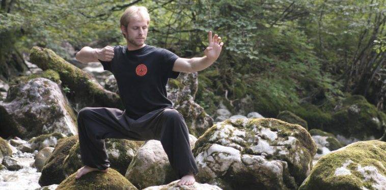 Arno Wunsch beim Training im Freien