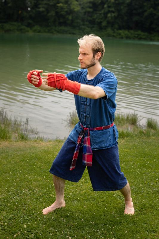 Kampfkunstschule Wunsch, Muay Thai Boran, Mann mit der Melone